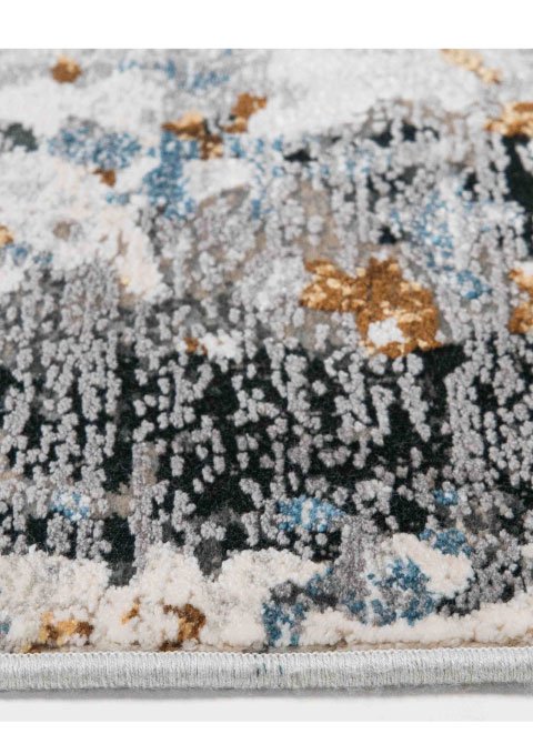 Tapete GRIS ORO Colección AMALFI Modelo T2168Tapetes Mayoreo Mexico - Tapetes Lavin